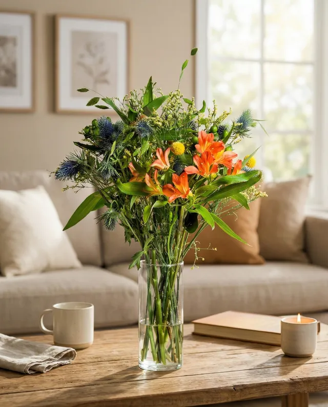 feey-erfolgsgeheimnis-blumenstrau-mit-craspedia image 1