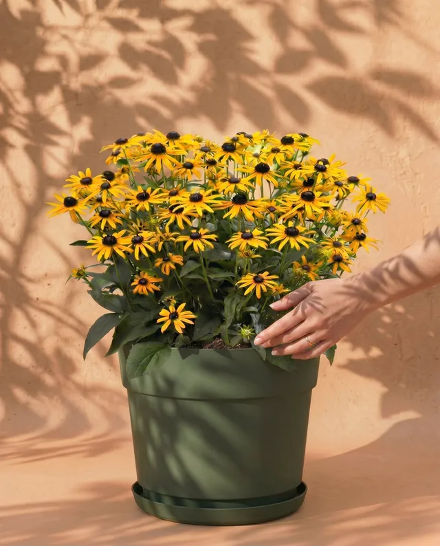 feey-gelber-sonnenhut-rudbeckia-fulgida-wurzelstock image 1