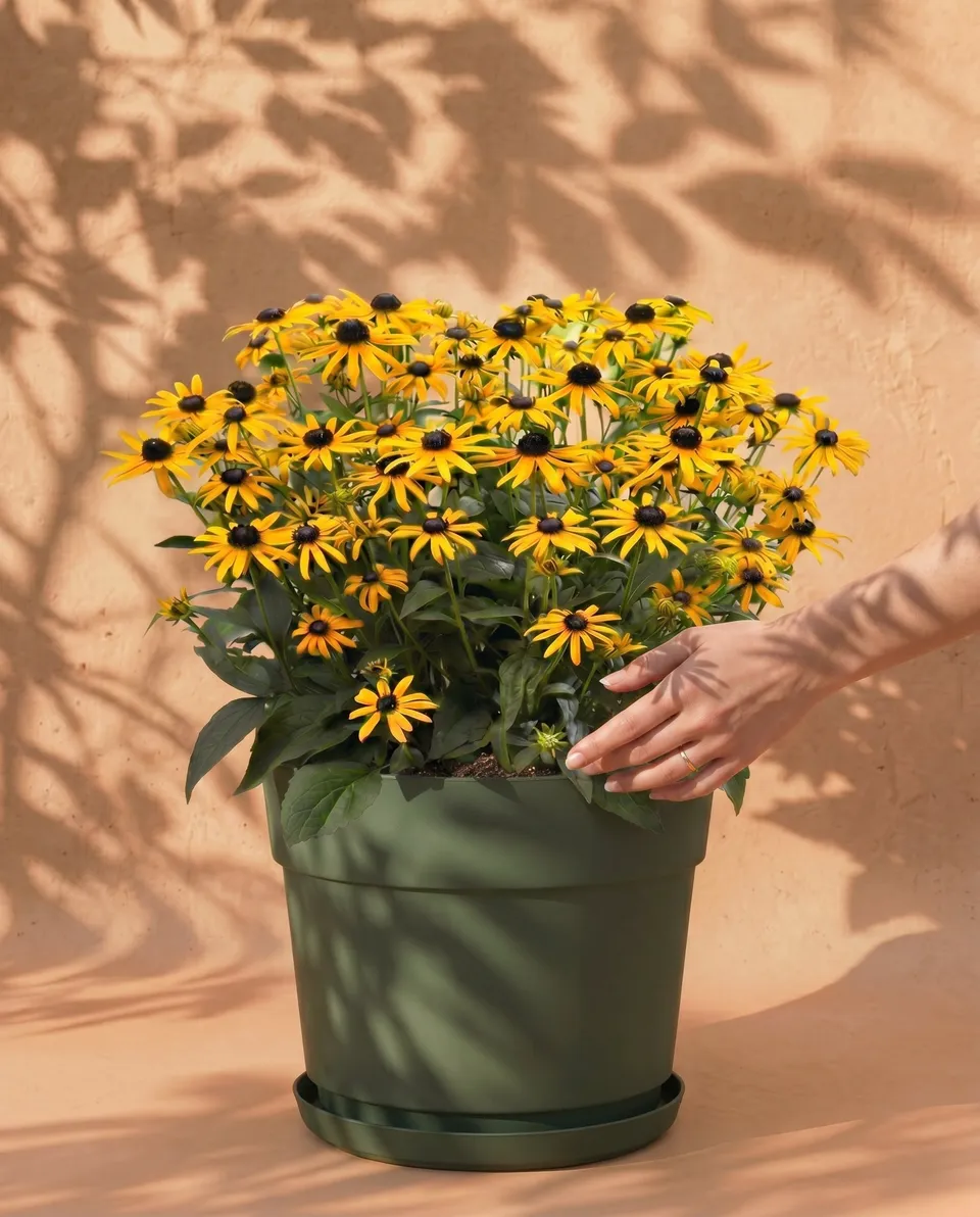 feey-gelber-sonnenhut-rudbeckia-fulgida-wurzelstock image 1