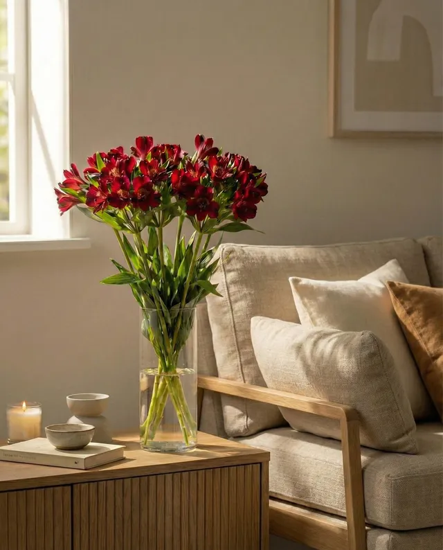 feey-alstroemeria-rot-schnittblumen image 1