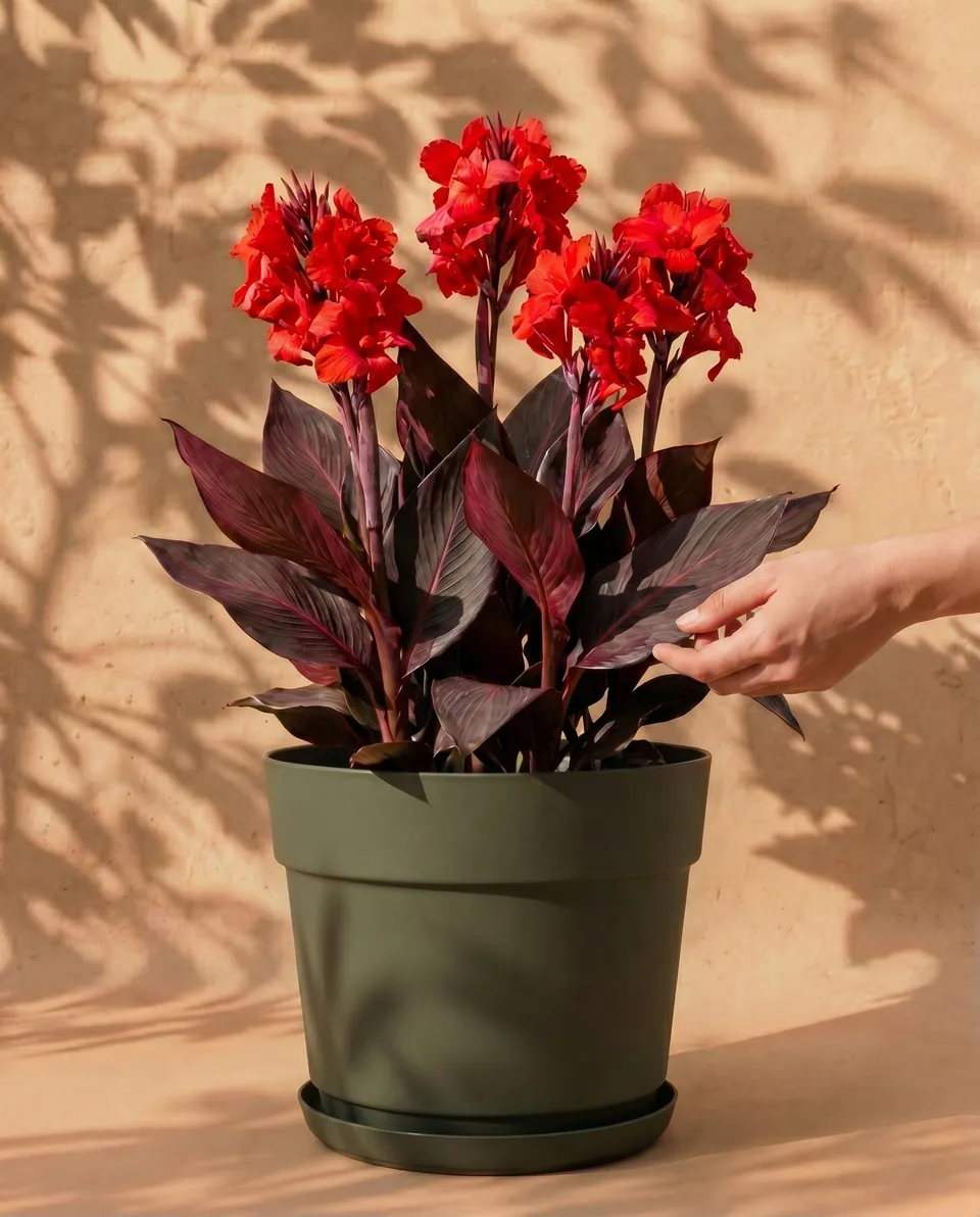 feey-canna-rot-blumenrohr-rhizome image 1