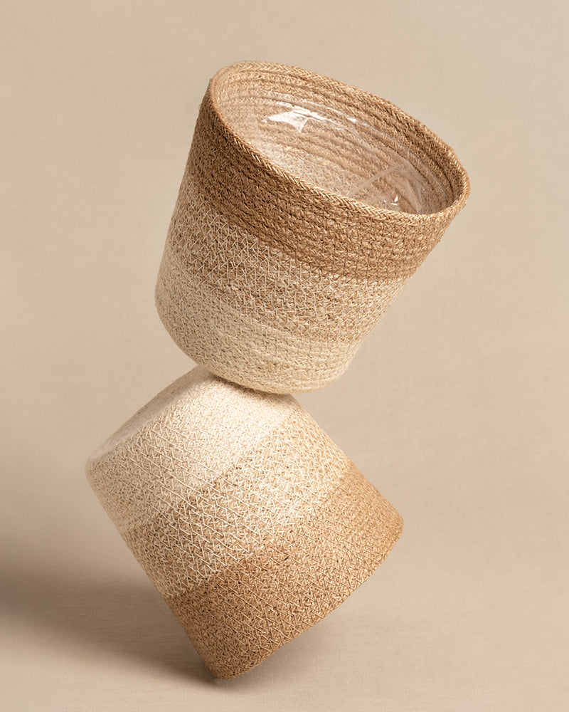 feey-lapis-pflanzenkorb-aus-jute-16-cm image 2