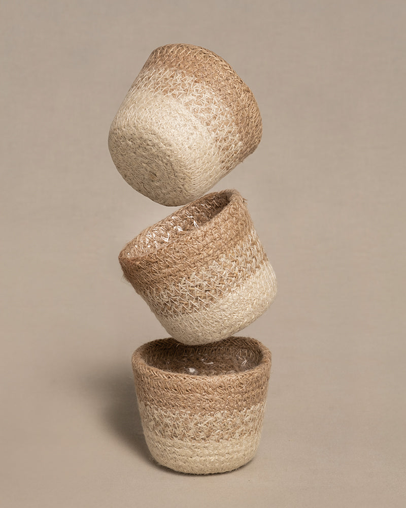 feey-jute-babypflanzen-korb-lapis-3er-set-naturfaser image 5
