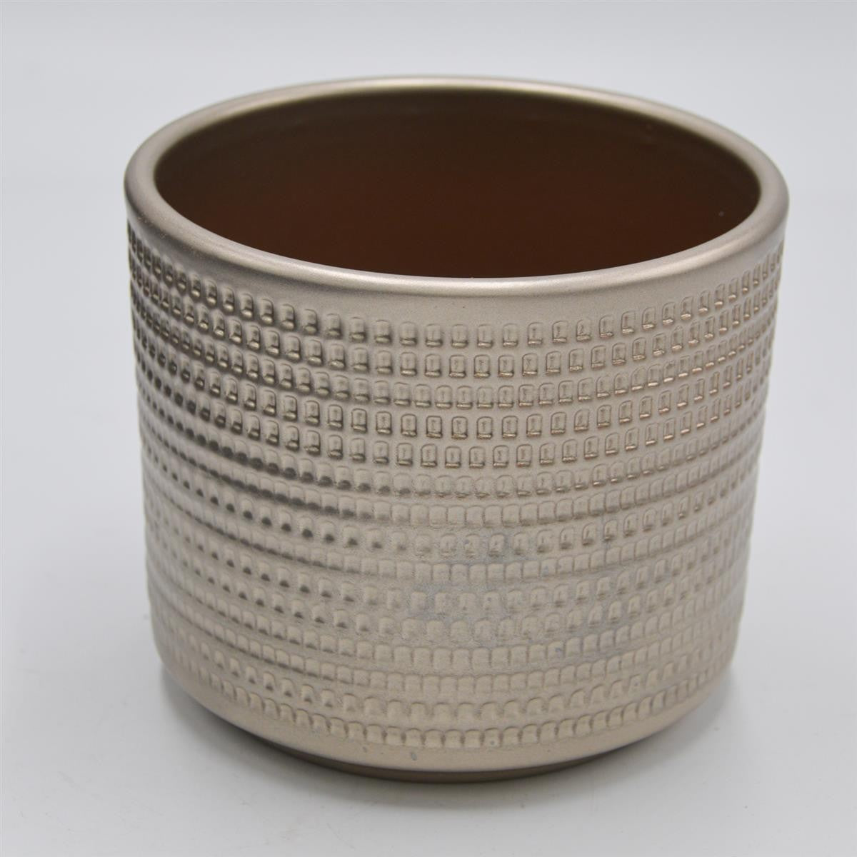 pasiora-bertopf-textur-metallic-f-r-10-5cm-sukkulenten image 1