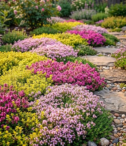 baldur-garten-duftender-thymian-mix-colours-3-pflanzen-im-9x9-cm-topf image 2