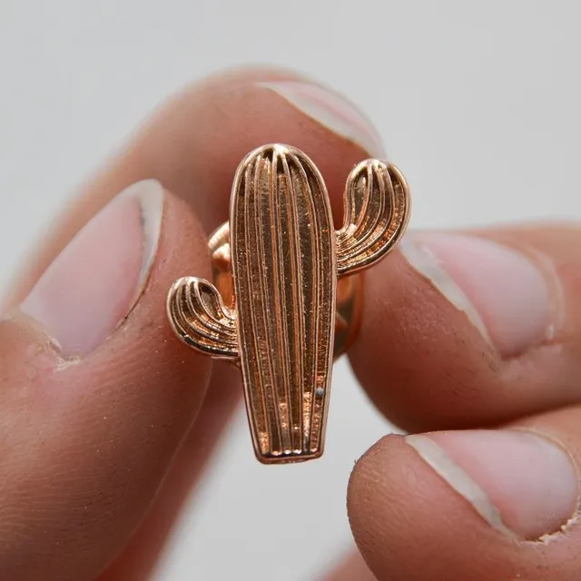 pasiora-kaktus-pin-saguaro-ros-gold-anstecker image 1