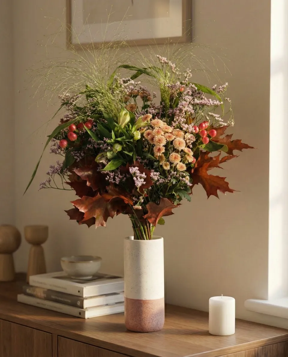 feey-blumenstrau-herbstfreude-bouquet image 1