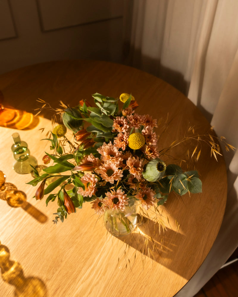 feey-blumenstrau-goldene-stunde-mit-chrysantheme-eukalyptus image 5