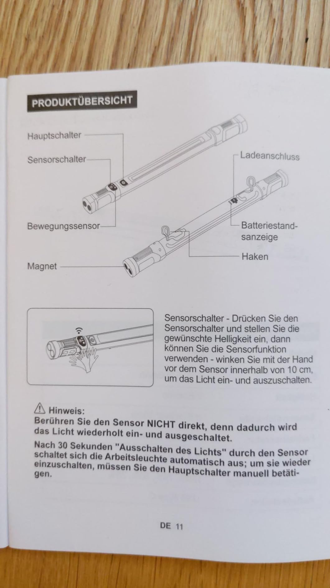Hell aber Ladebuchse wackelig