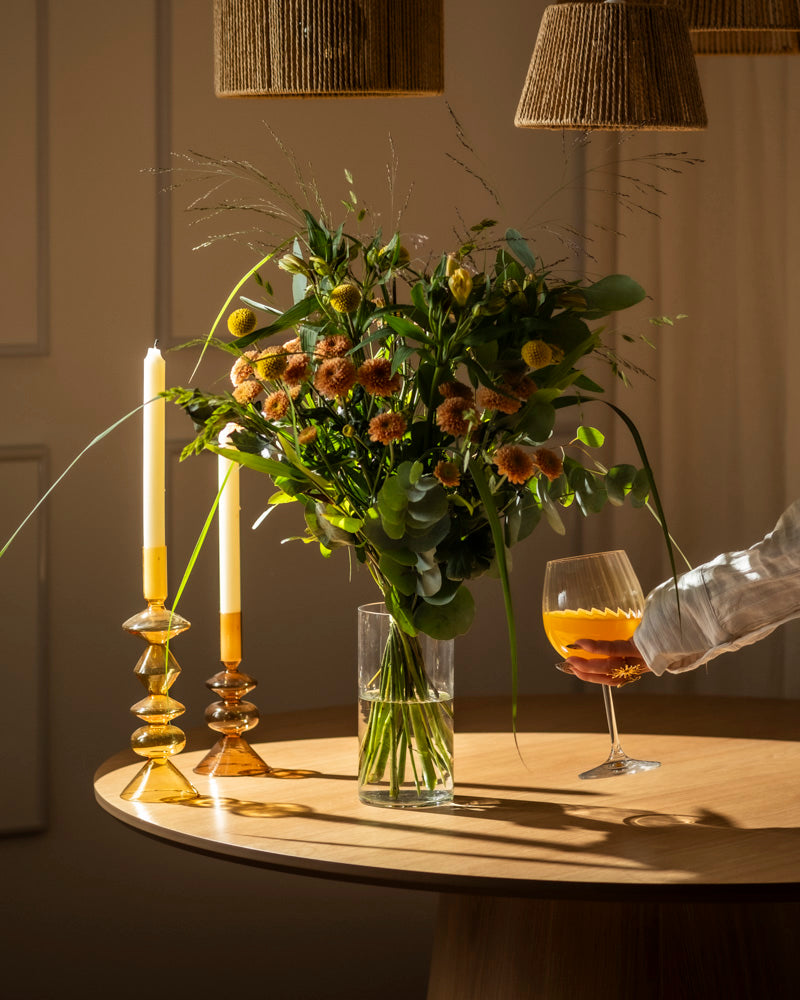 feey-blumenstrau-goldene-stunde-mit-chrysantheme-eukalyptus image 1