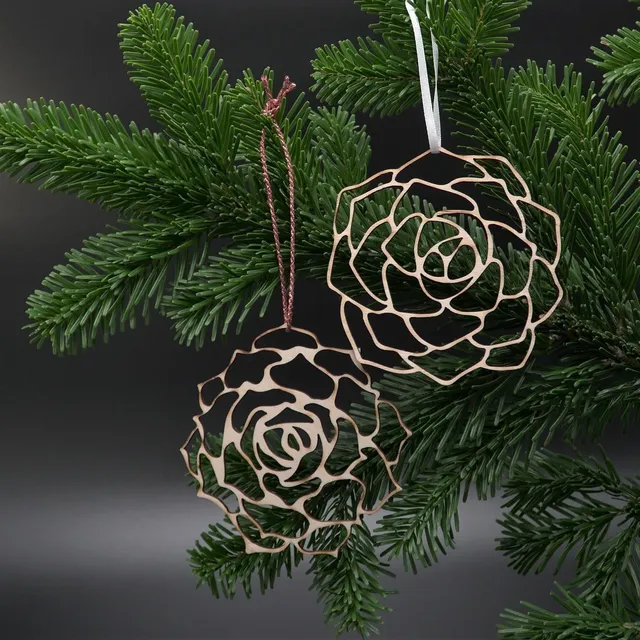 pasiora-sukkulenten-holz-ornamente-2er-set-deko image 1