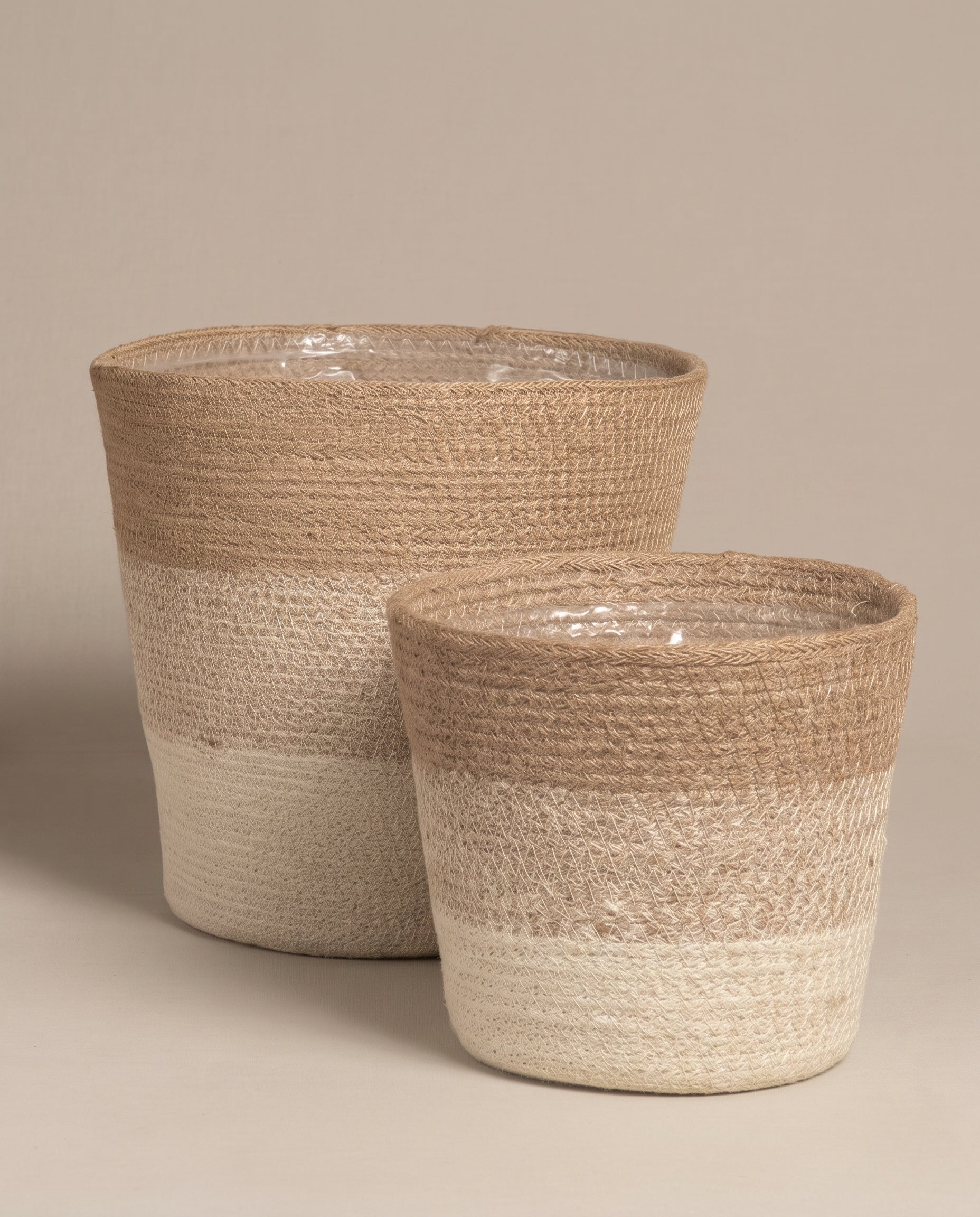 feey-lapis-pflanzenkorb-set-jute-16-14-cm image 1