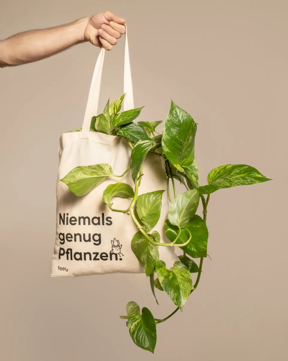 feey-pflanzen-einkaufstasche-baumwolltasche-30-cm-henkel image 1