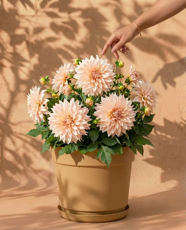 feey-dahlien-beige-caf-au-lait-knollen-au-enpflanze image 1