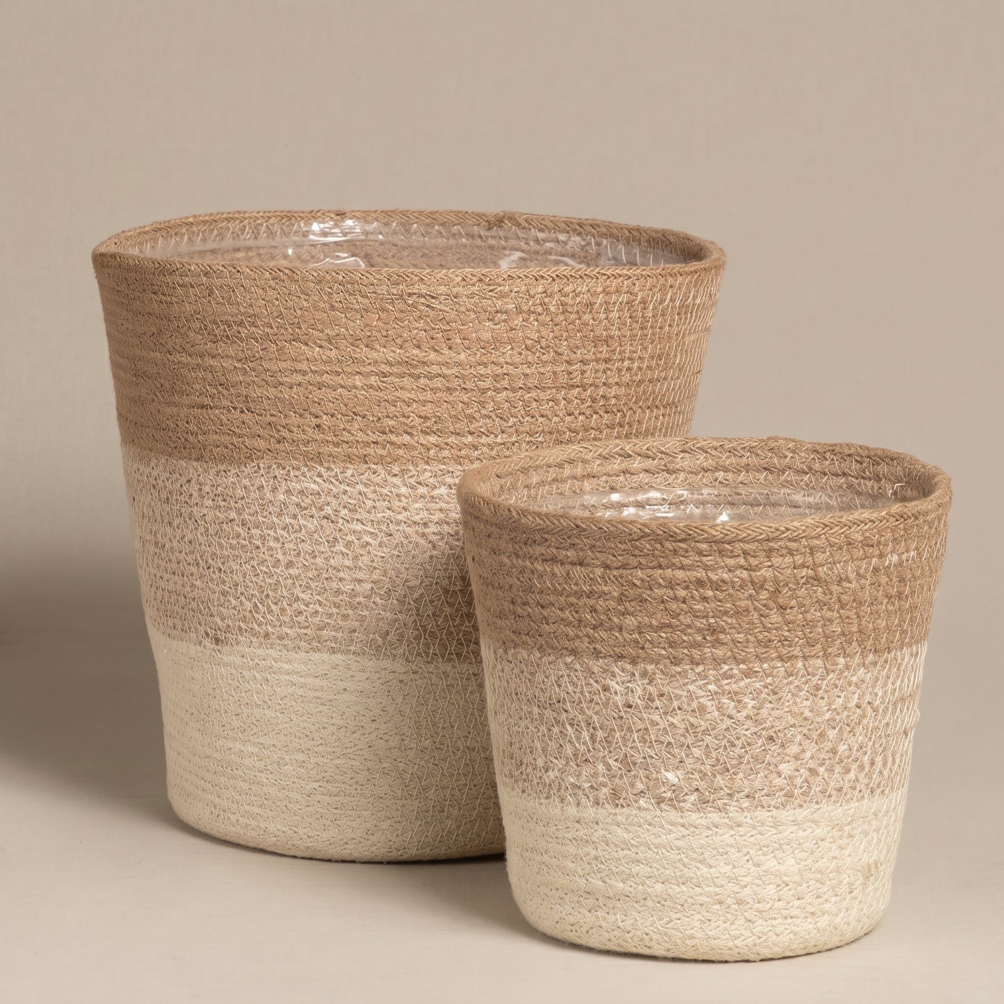 feey-lapis-pflanzenkorb-set-jute-16-14-cm image 3