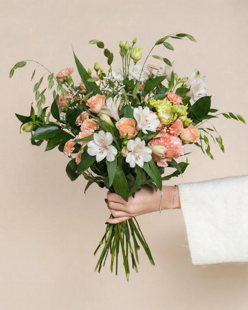 feey-pfirsichgarten-blumenstrau-mit-lisianthus image 4